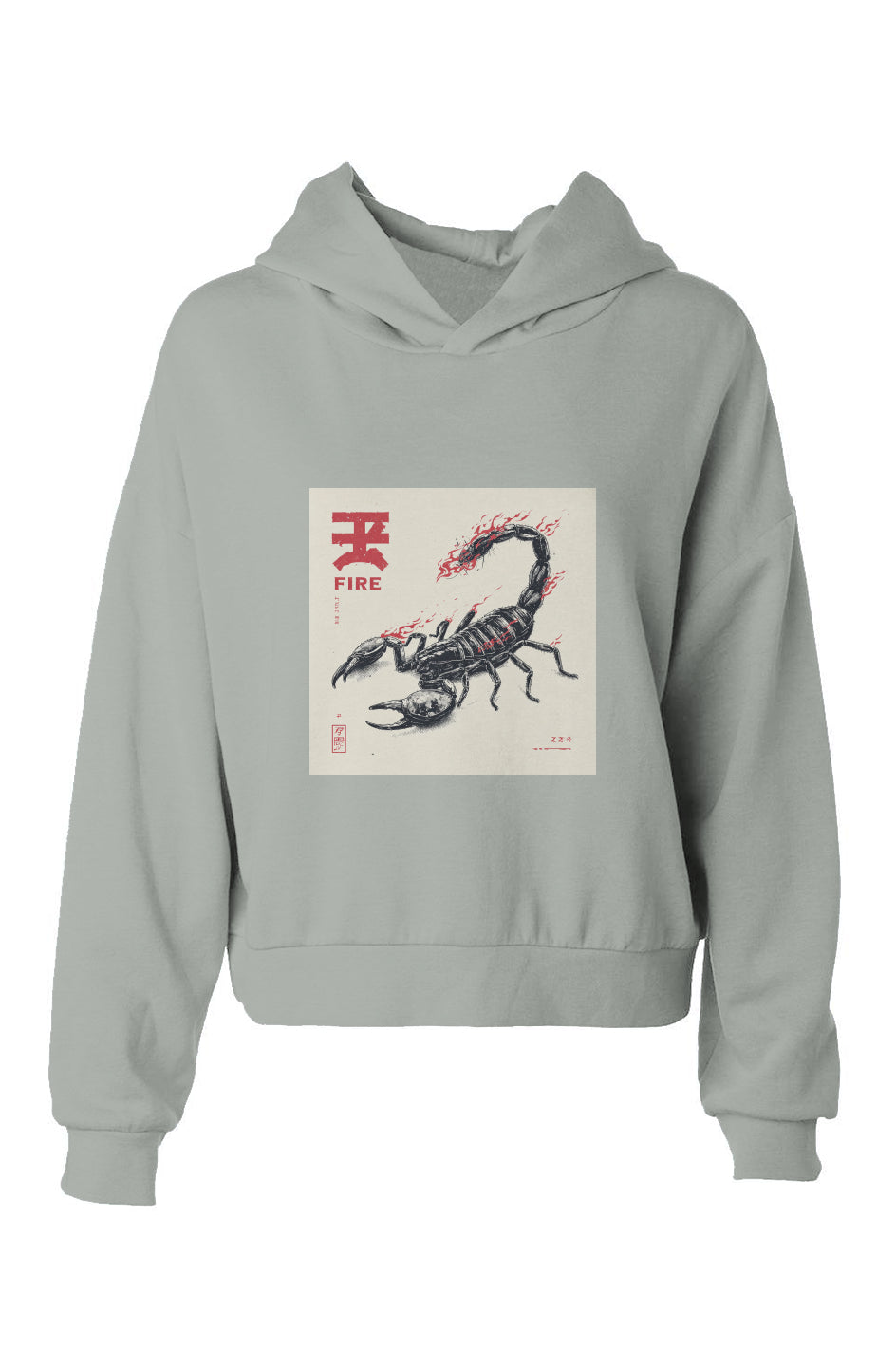 Armal KEZARIAN Women's Hip Height Hoodie - The Scorpion 1
