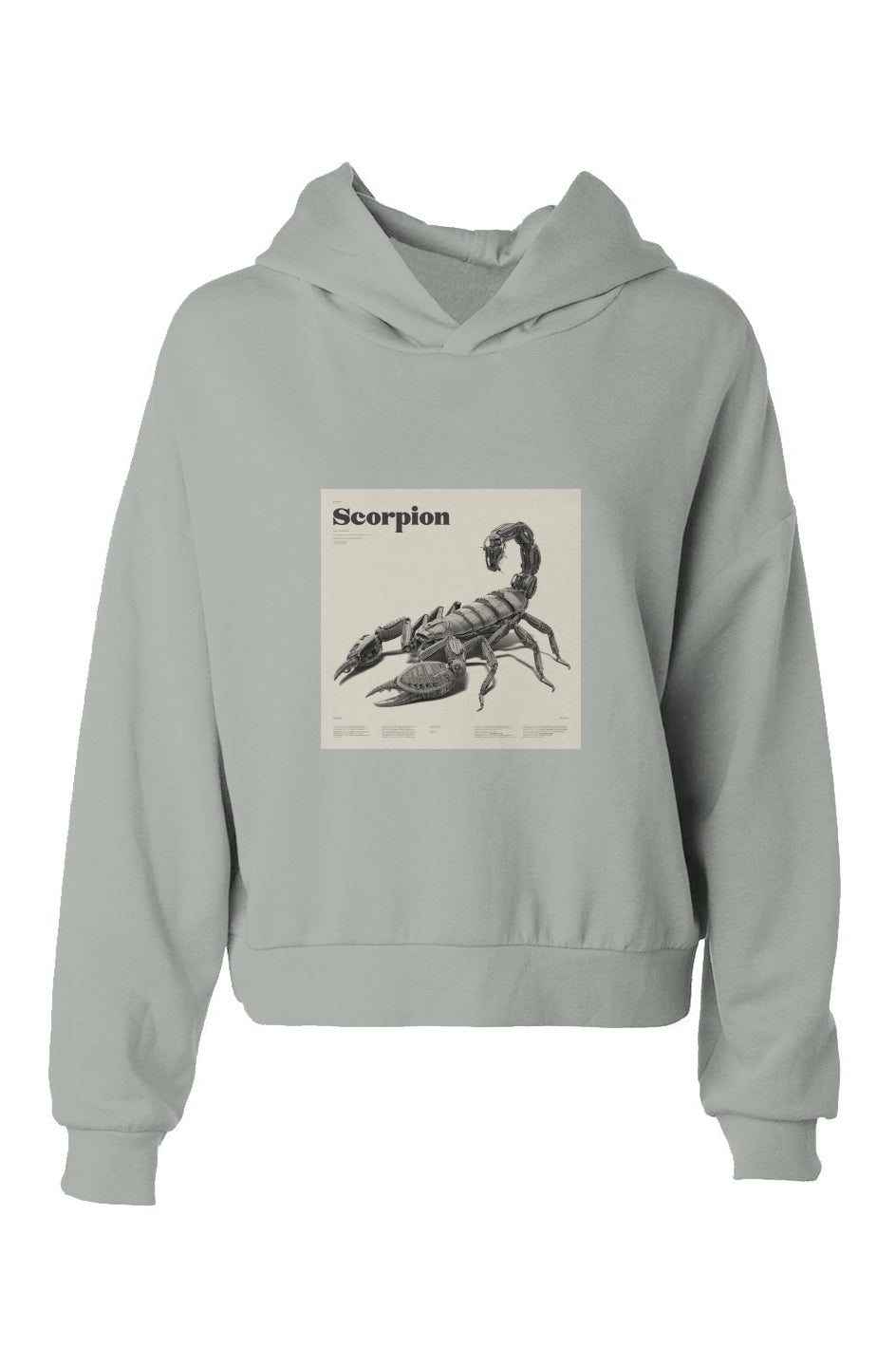 Armal KEZARIAN Women's Hip Height Hoodie - The Scorpion 2