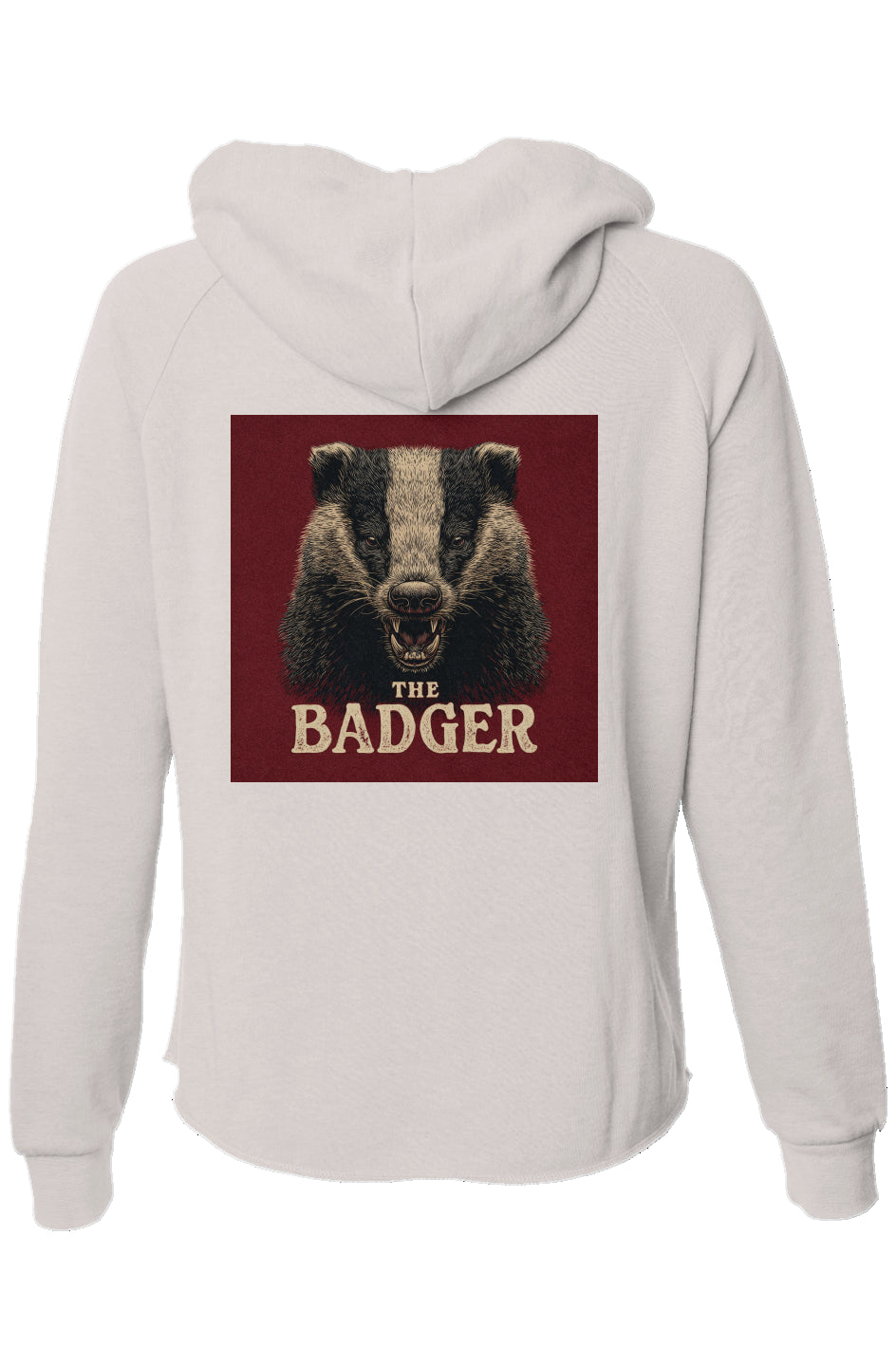 Armal KEZARIAN Womens Lightweight Wash Zip Hoodie - The Badger