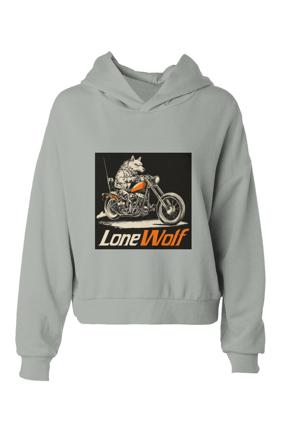 Armal KEZARIAN Women's Hip Height Hoodie - The Lone Wolf