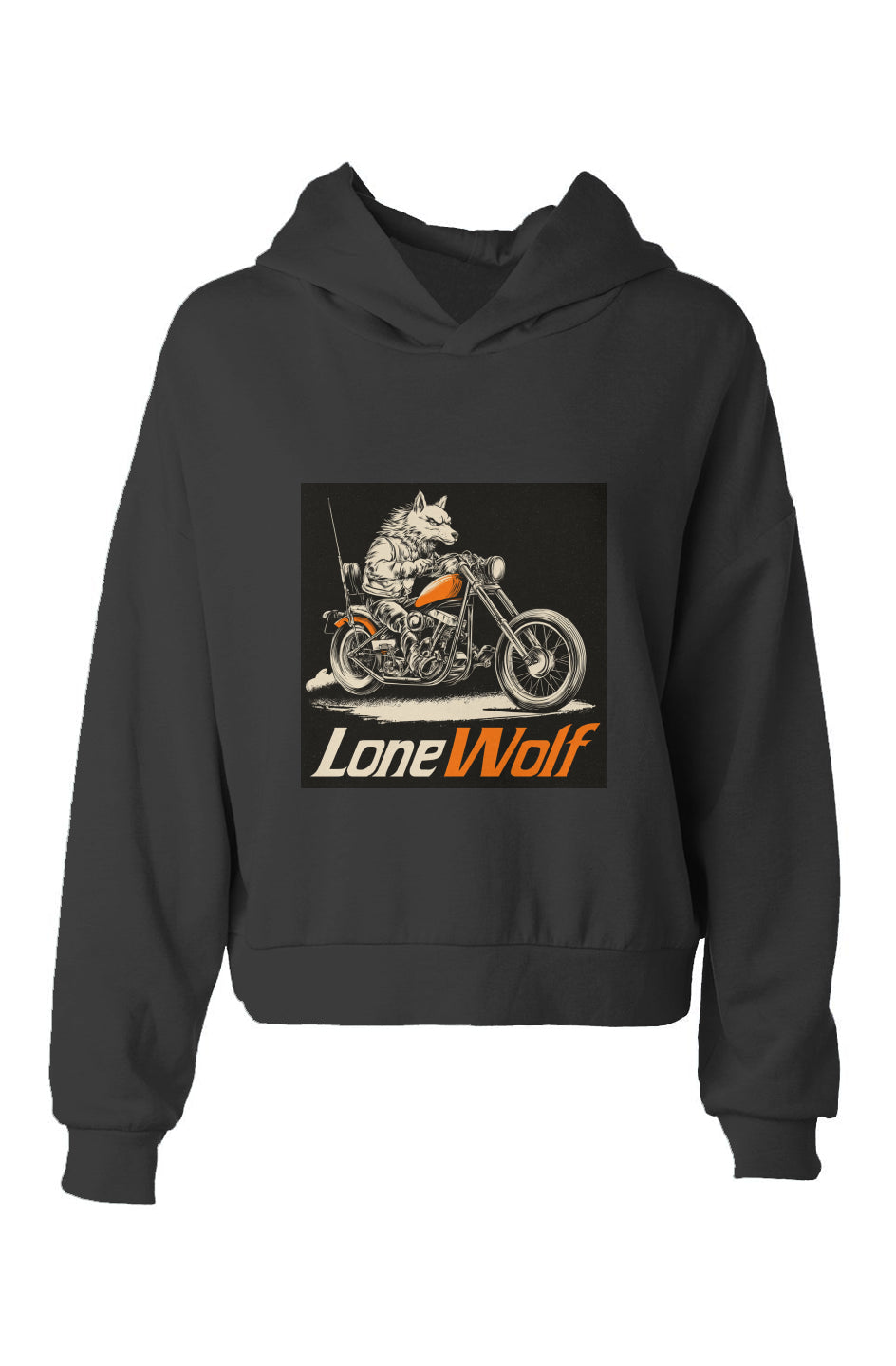 Armal KEZARIAN Women's Hip Height Hoodie - The Lone Wolf