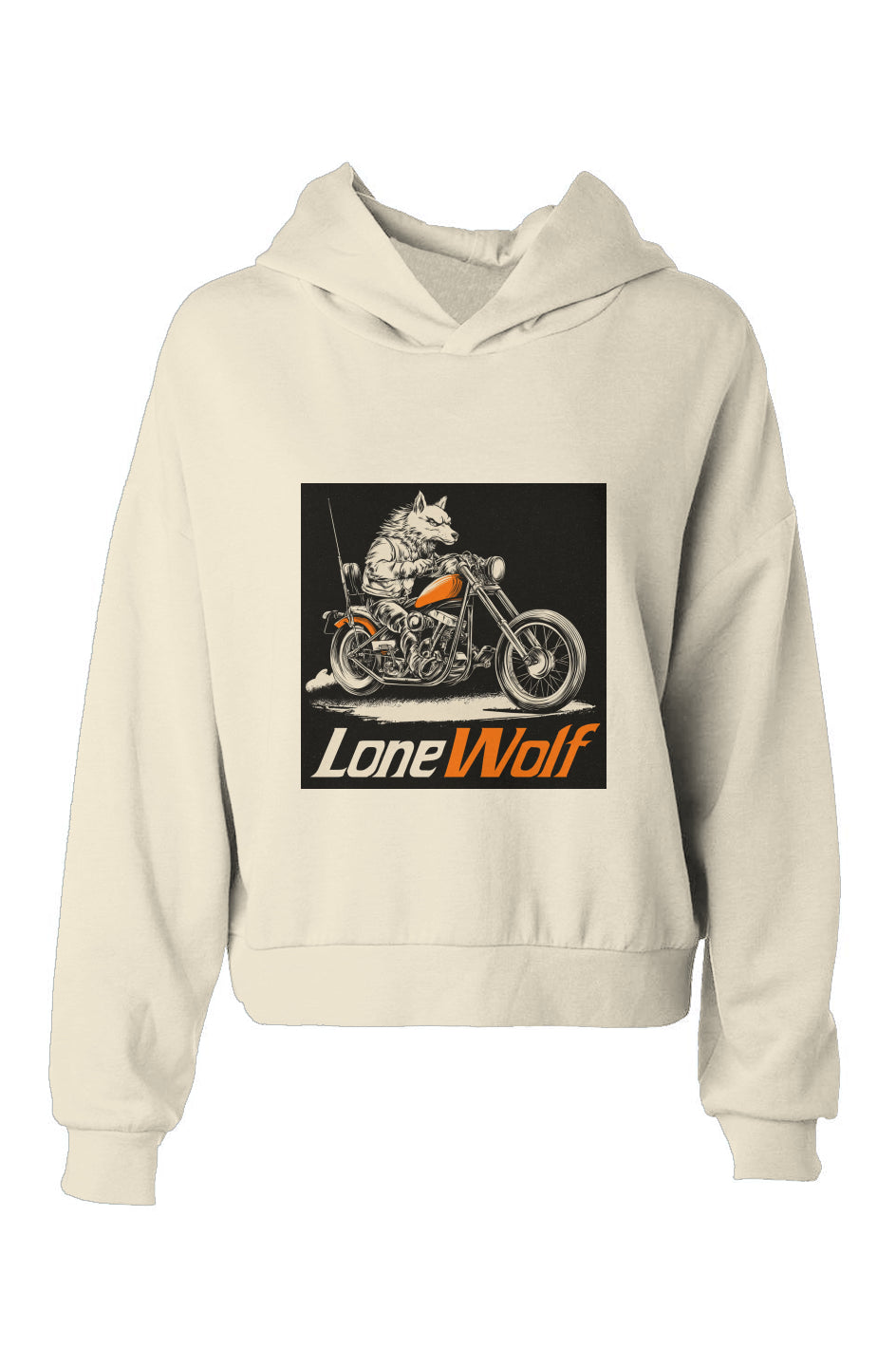 Armal KEZARIAN Women's Hip Height Hoodie - The Lone Wolf