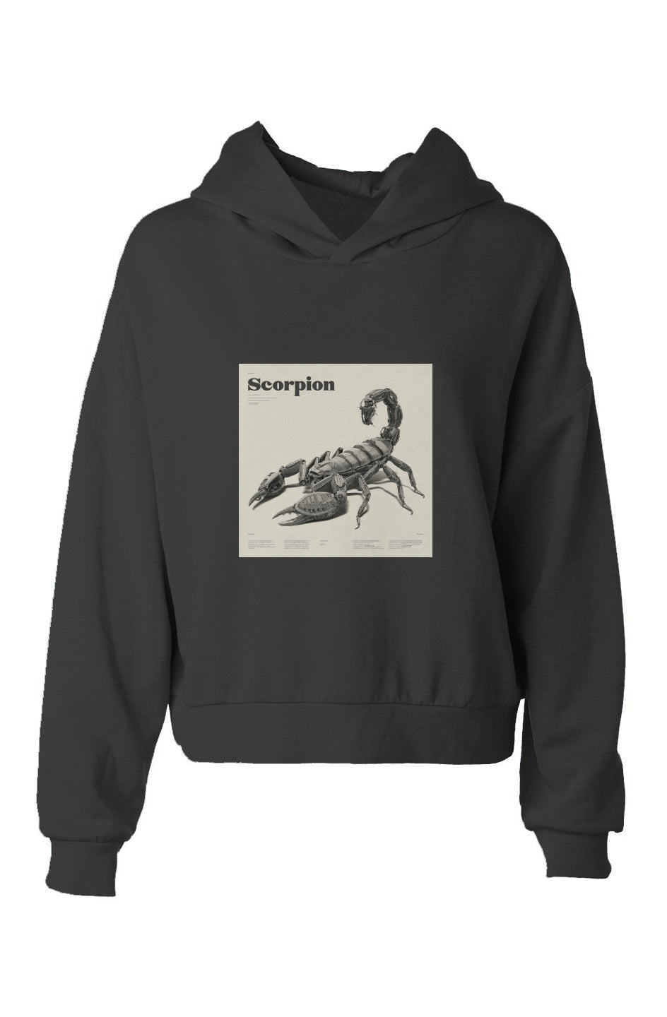 Armal KEZARIAN Women's Hip Height Hoodie - The Scorpion 2