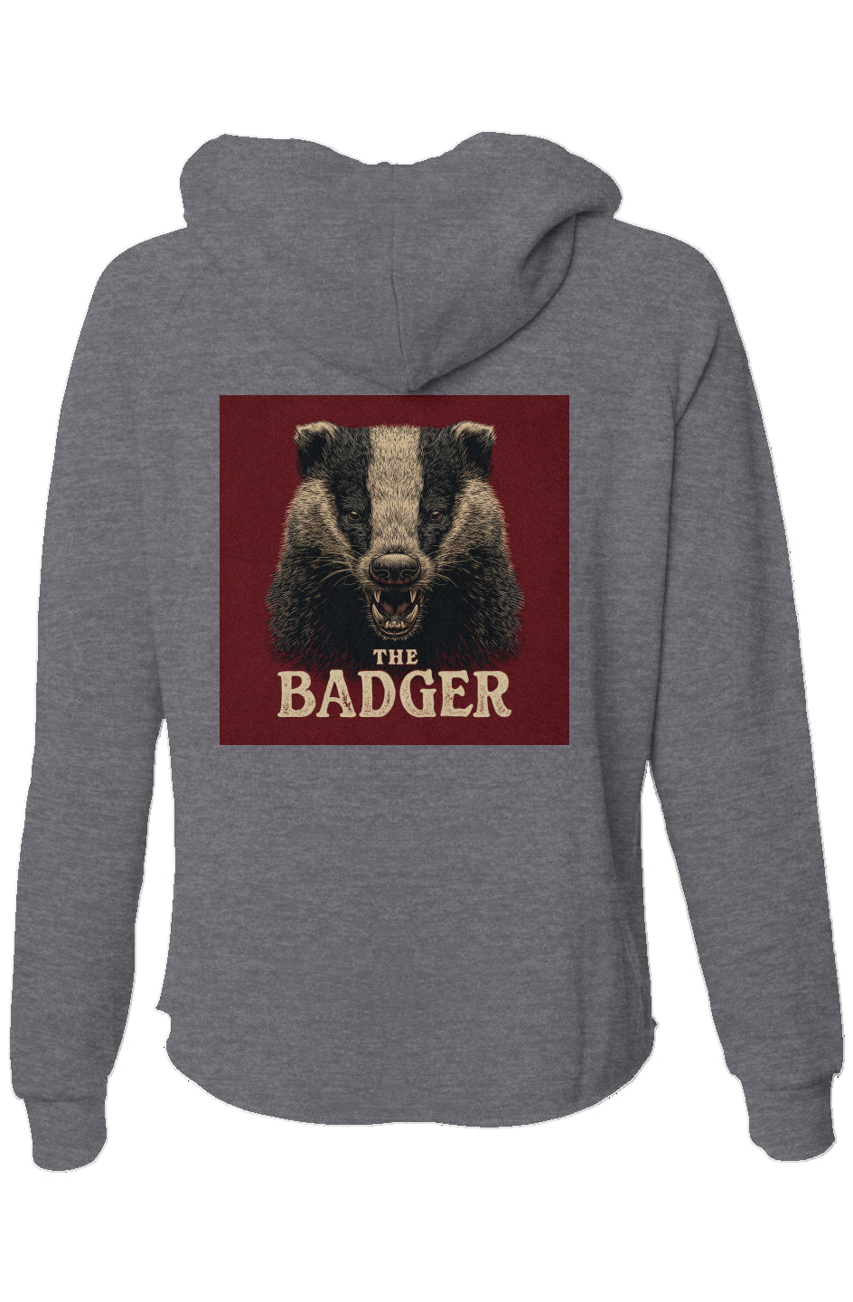 Armal KEZARIAN Womens Lightweight Wash Zip Hoodie - The Badger