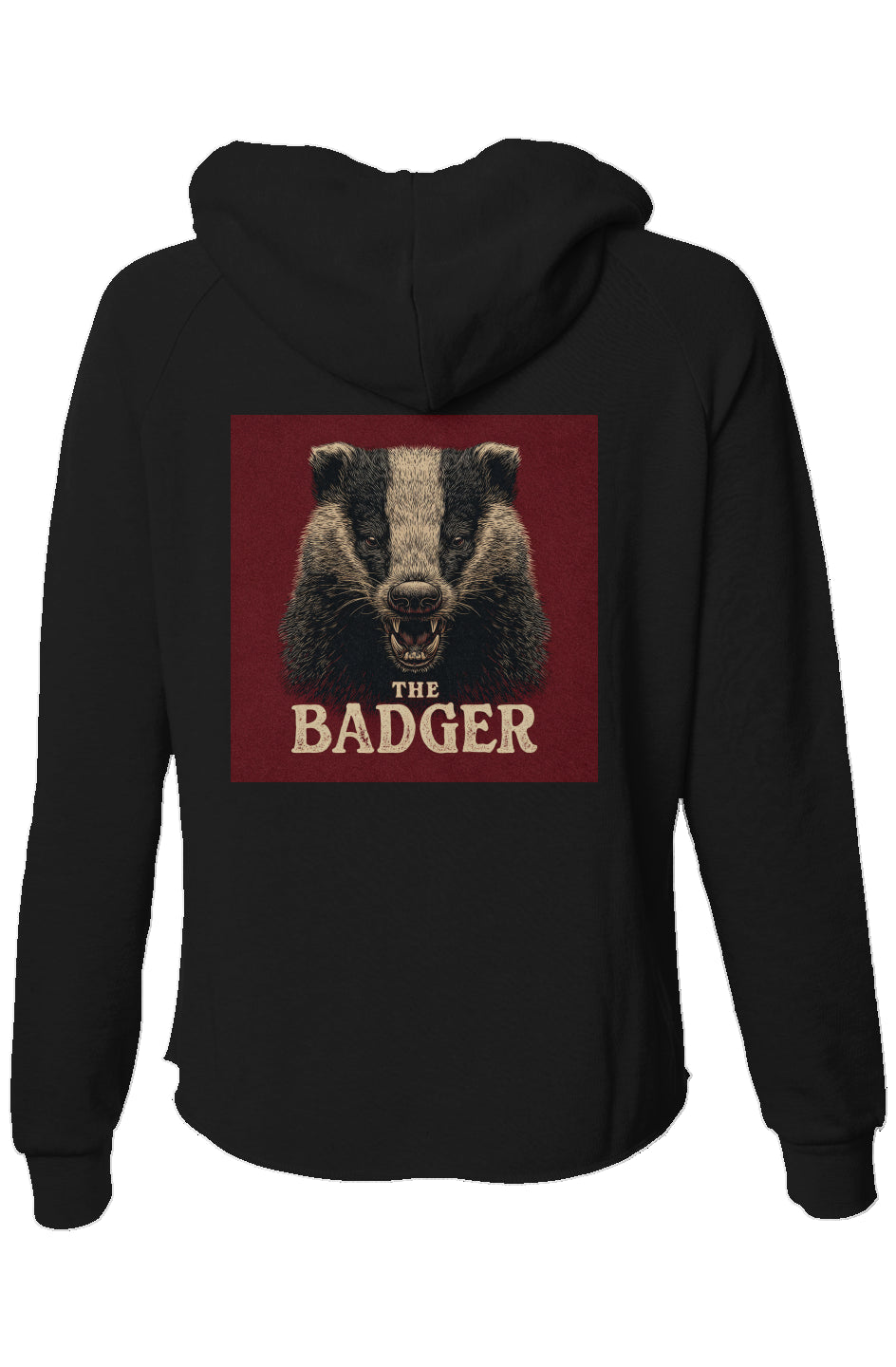 Armal KEZARIAN Womens Lightweight Wash Zip Hoodie - The Badger